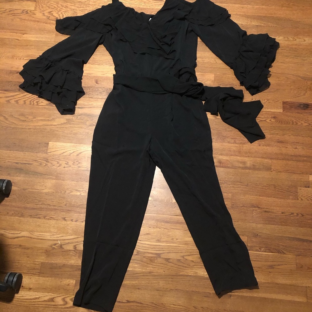 RODARTE X UNIVERSAL STANDARD JUMPSUIT BLACK -SZ 14